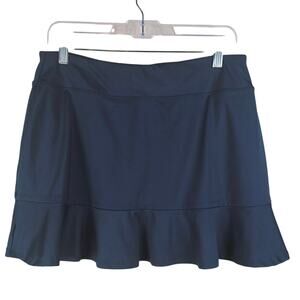 Tommy Bahama Golf Blue Ruffle Hem Womens Athletic Pinkball Golf Vacation Skort L